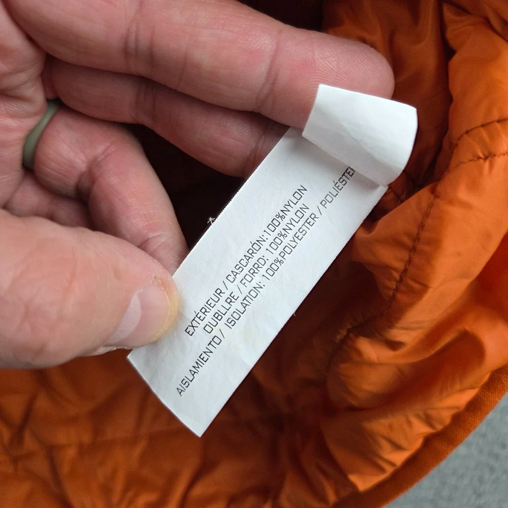 HUK‎ Vest Mens 2XL Orange Waypoint Insulated Performance Nylon Fishing Hunting